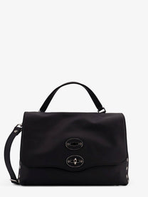 Zanellato Women's Postina Leather Crossbody Bag Black