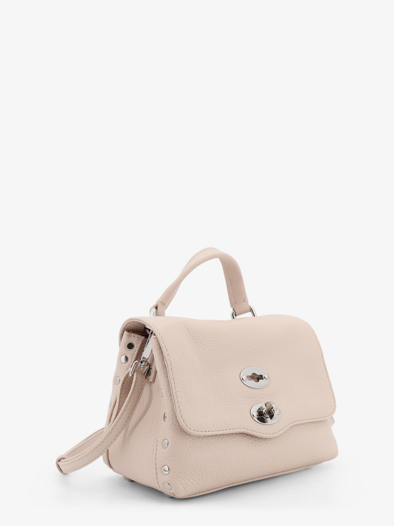 Zanellato Women's Postina® Baby Hammered Leather Crossbody Bag White