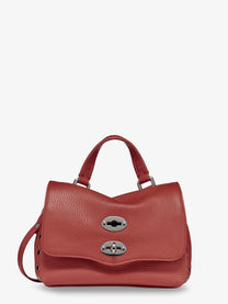 Zanellato Women's Postina® Baby Hammered Leather Crossbody Bag Red