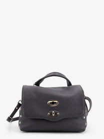 Zanellato Women's Postina® Baby Hammered Leather Crossbody Bag Grey