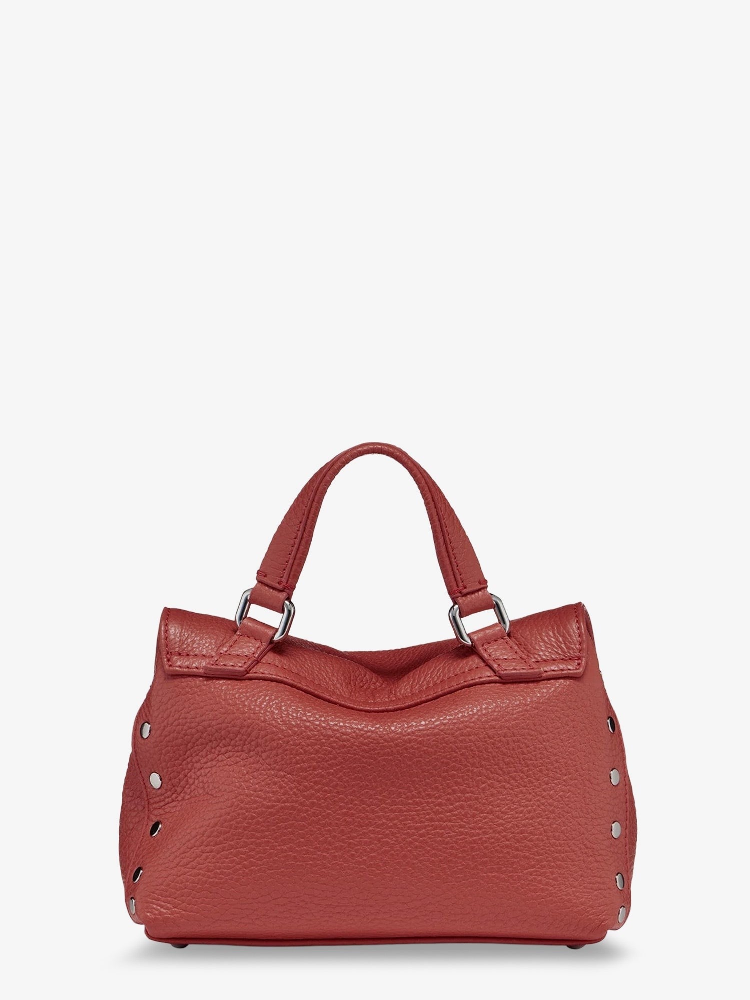 Zanellato Women's Postina® Baby Hammered Leather Crossbody Bag Red
