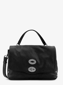 Zanellato Women's Postina® Textured Leather Crossbody Bag Black