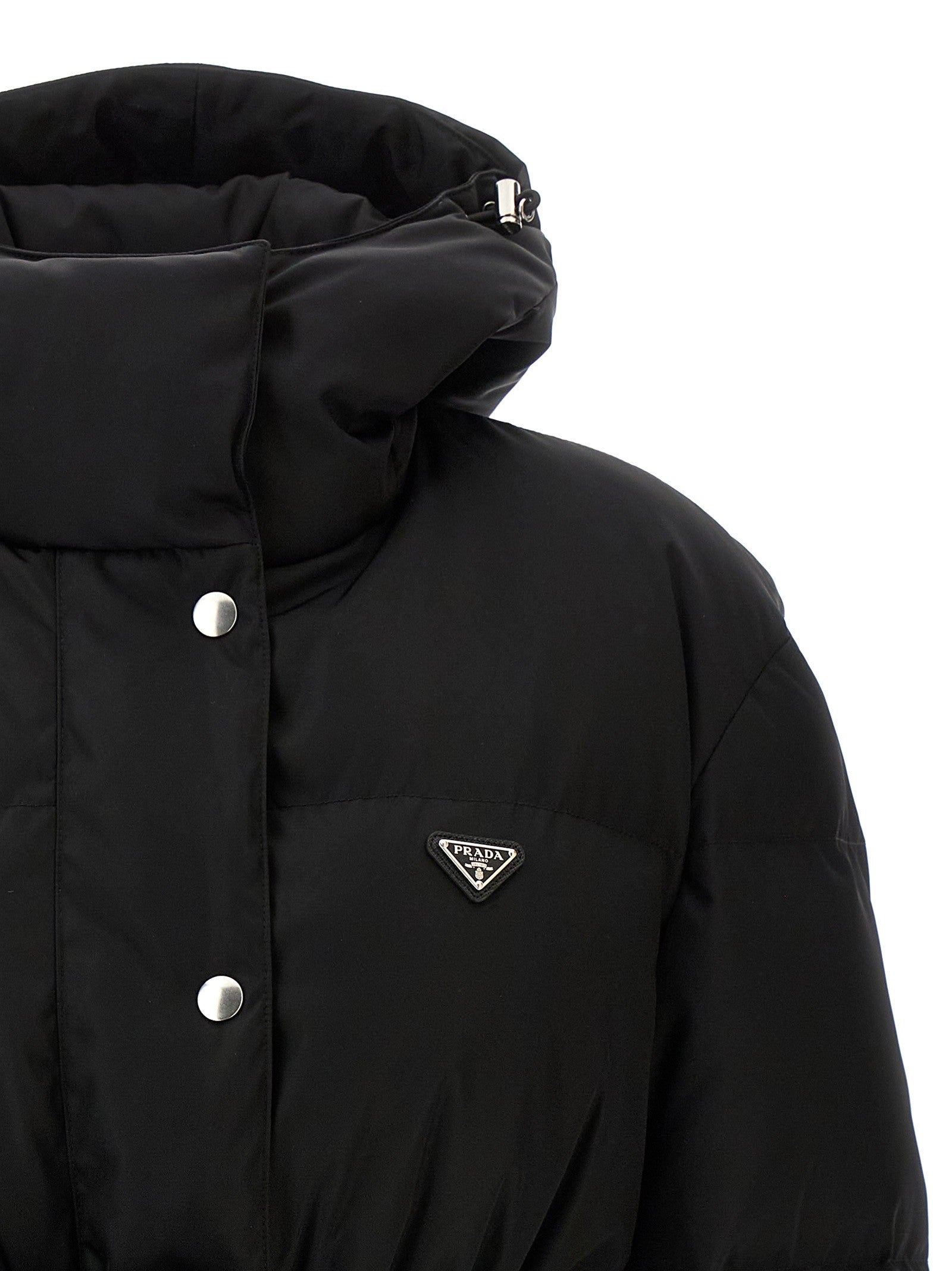 PRADA Pouch Down Jacket Black
