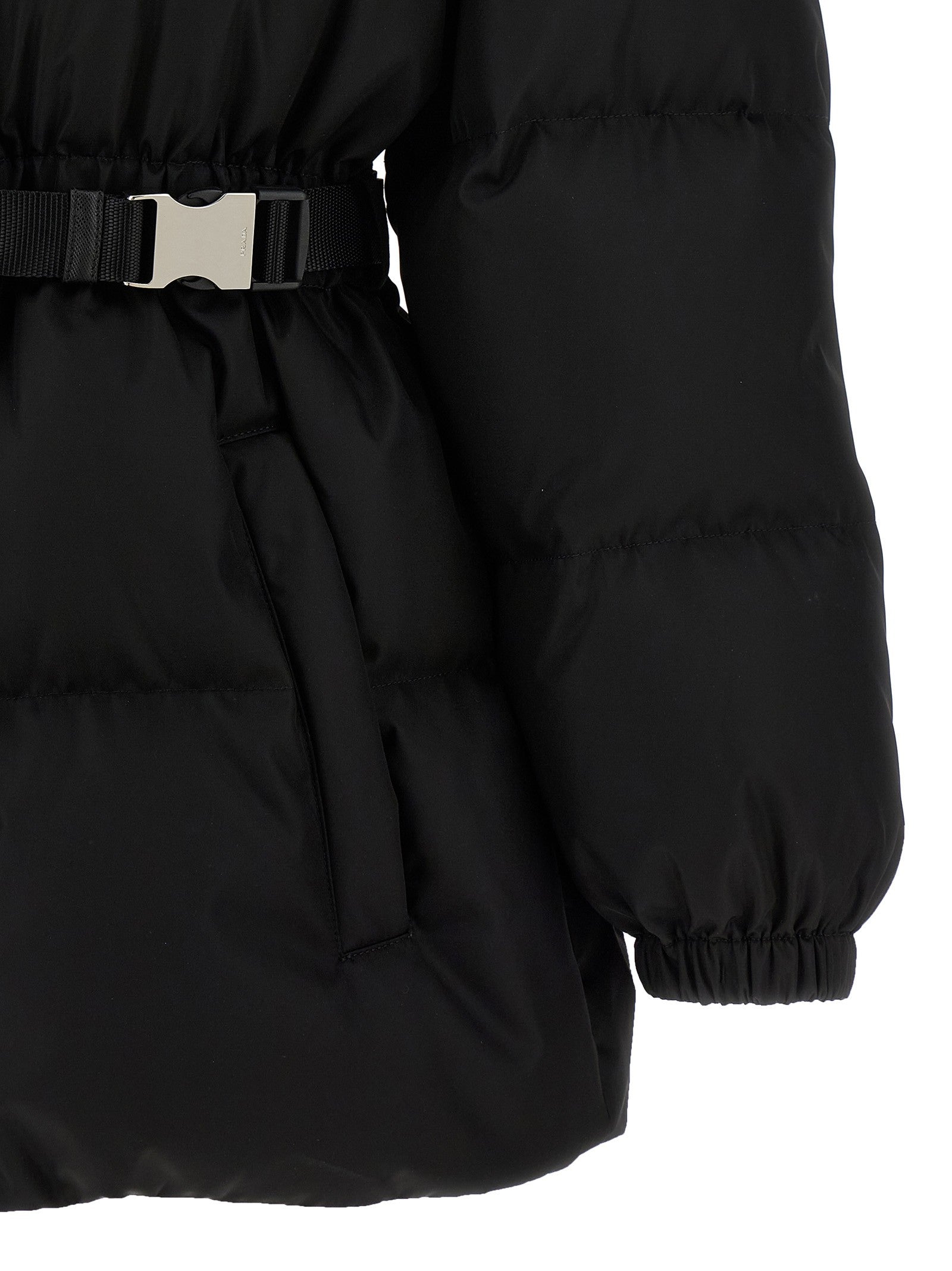 PRADA Pouch Down Jacket Black