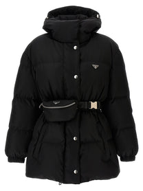 PRADA Pouch Down Jacket Black