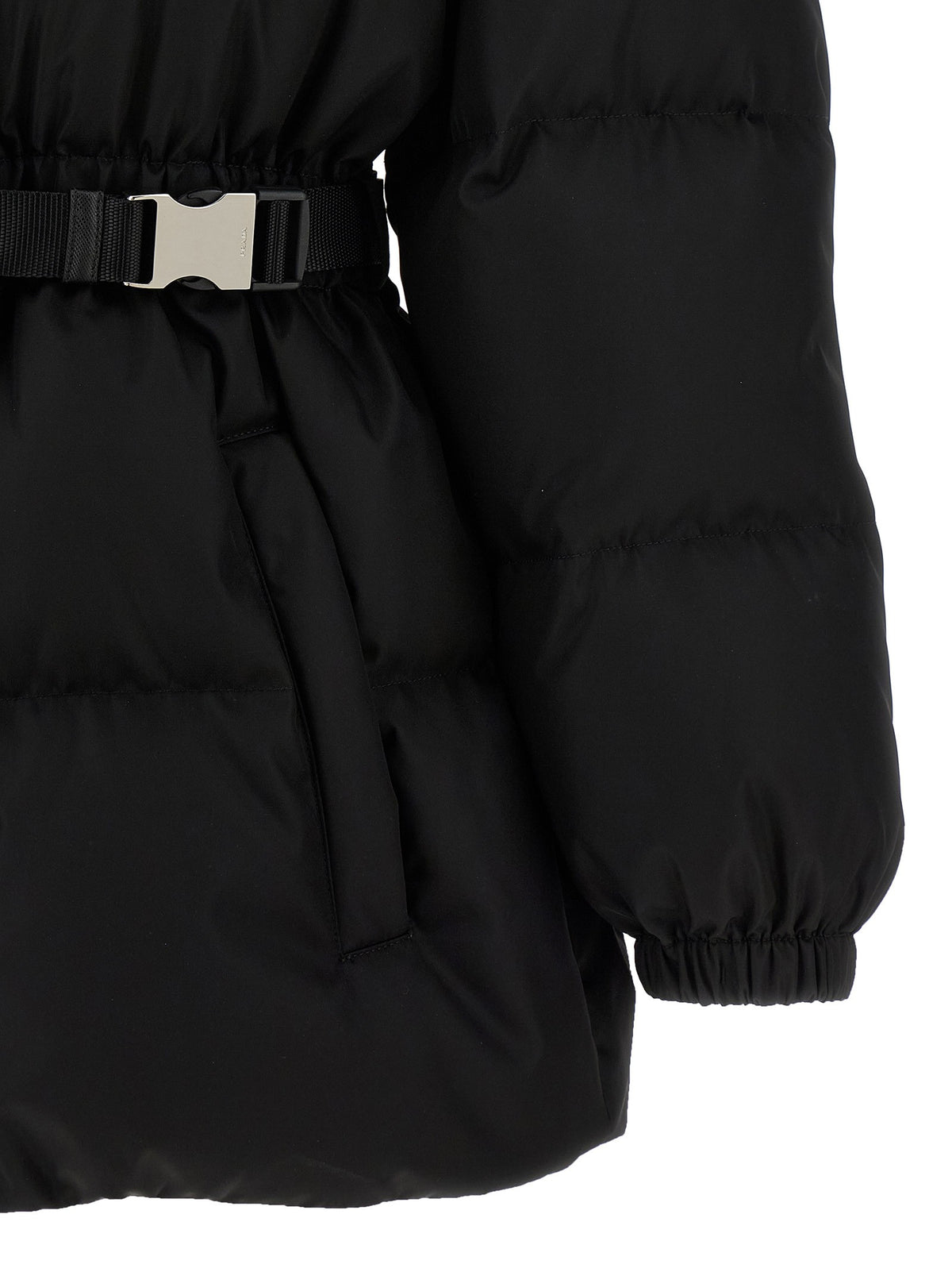 PRADA Pouch Down Jacket Black