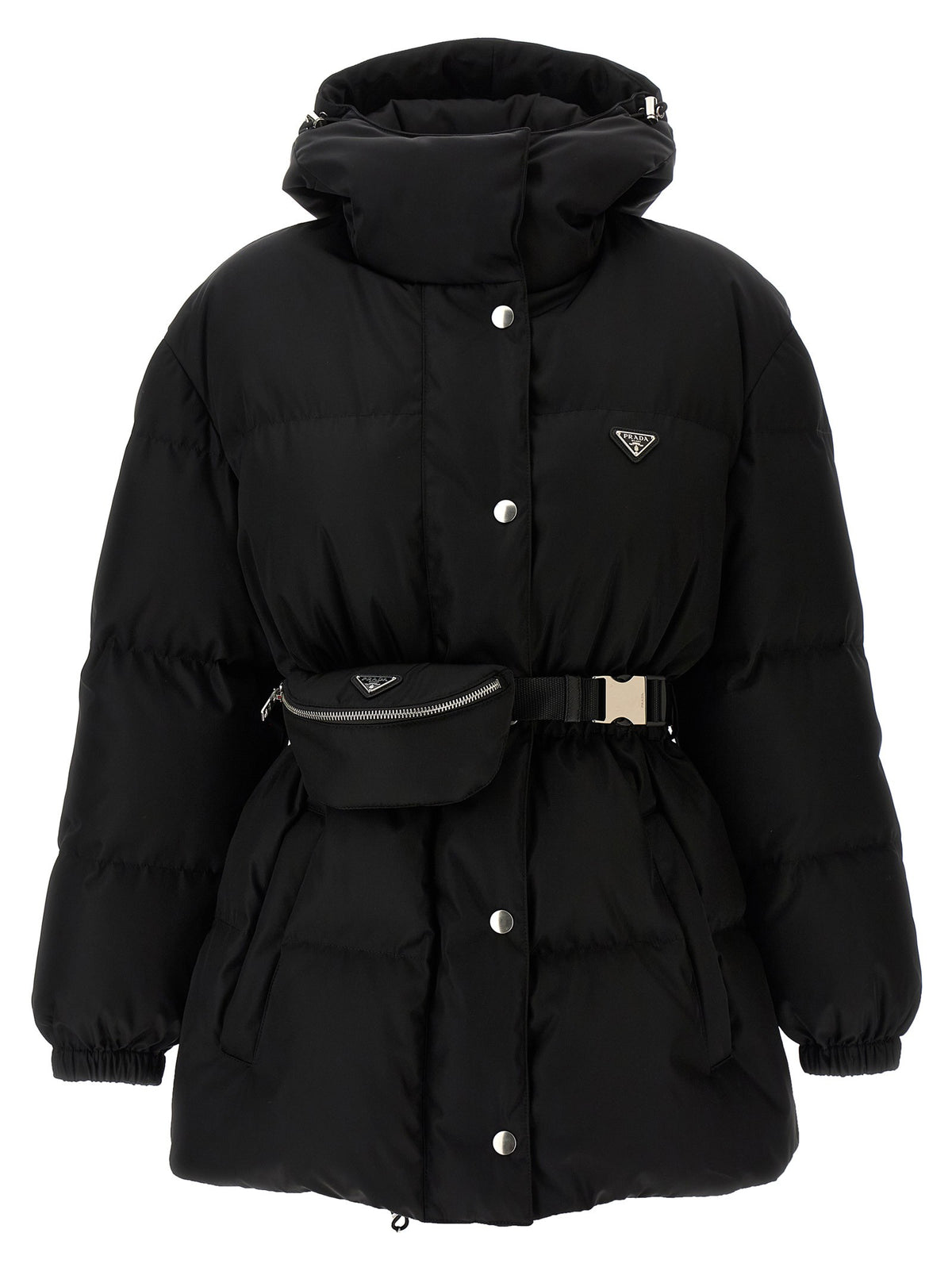 PRADA Pouch Down Jacket Black