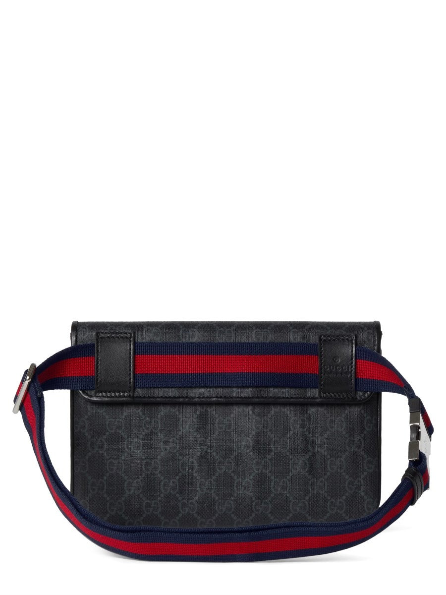 Gucci Men's Pouch GG Black Small Size Black