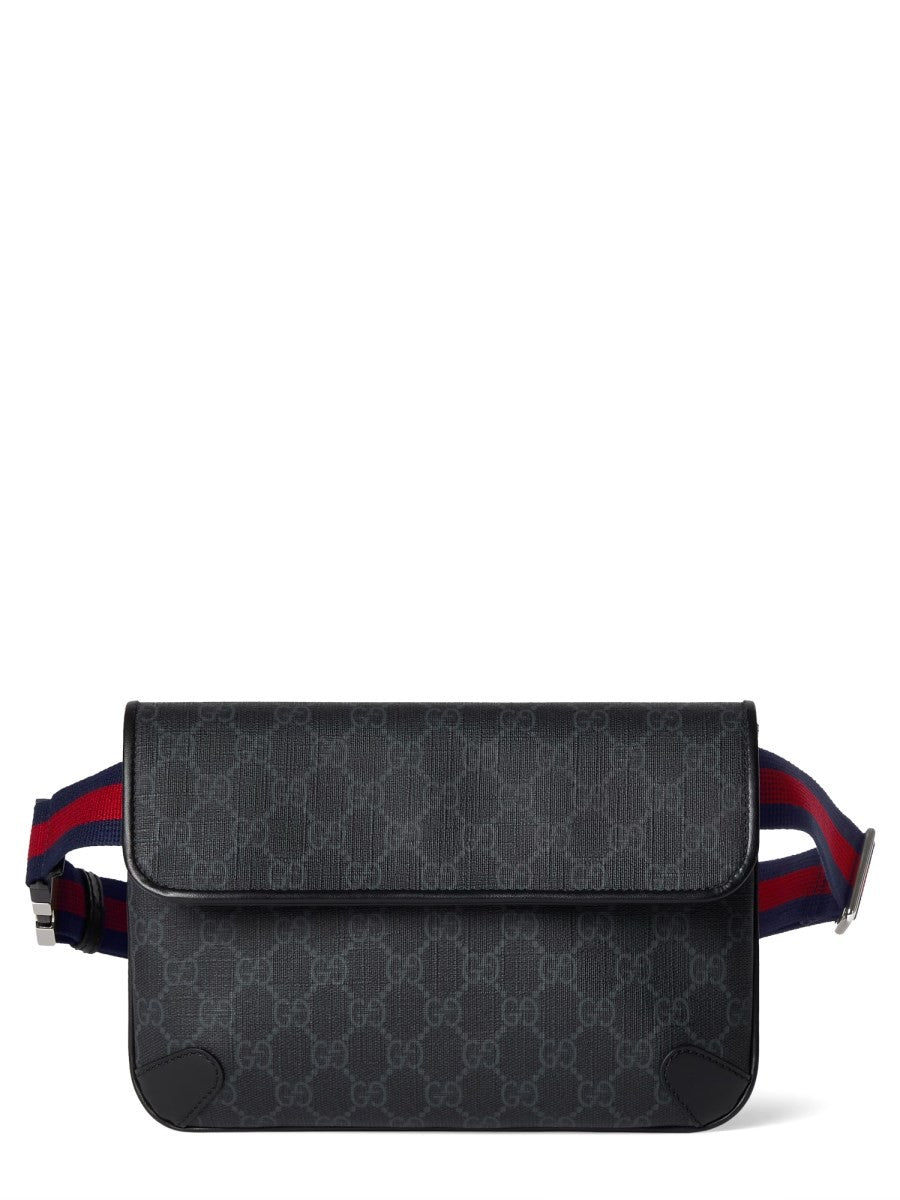 Gucci Men's Pouch GG Black Small Size Black