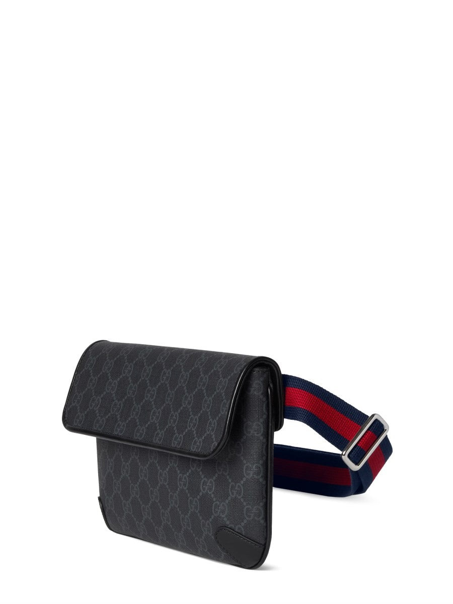 Gucci Men's Pouch GG Black Small Size Black
