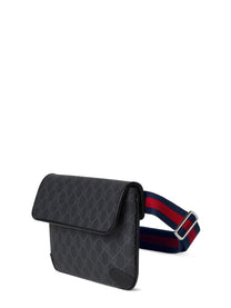 Gucci Men's Pouch GG Black Small Size Black