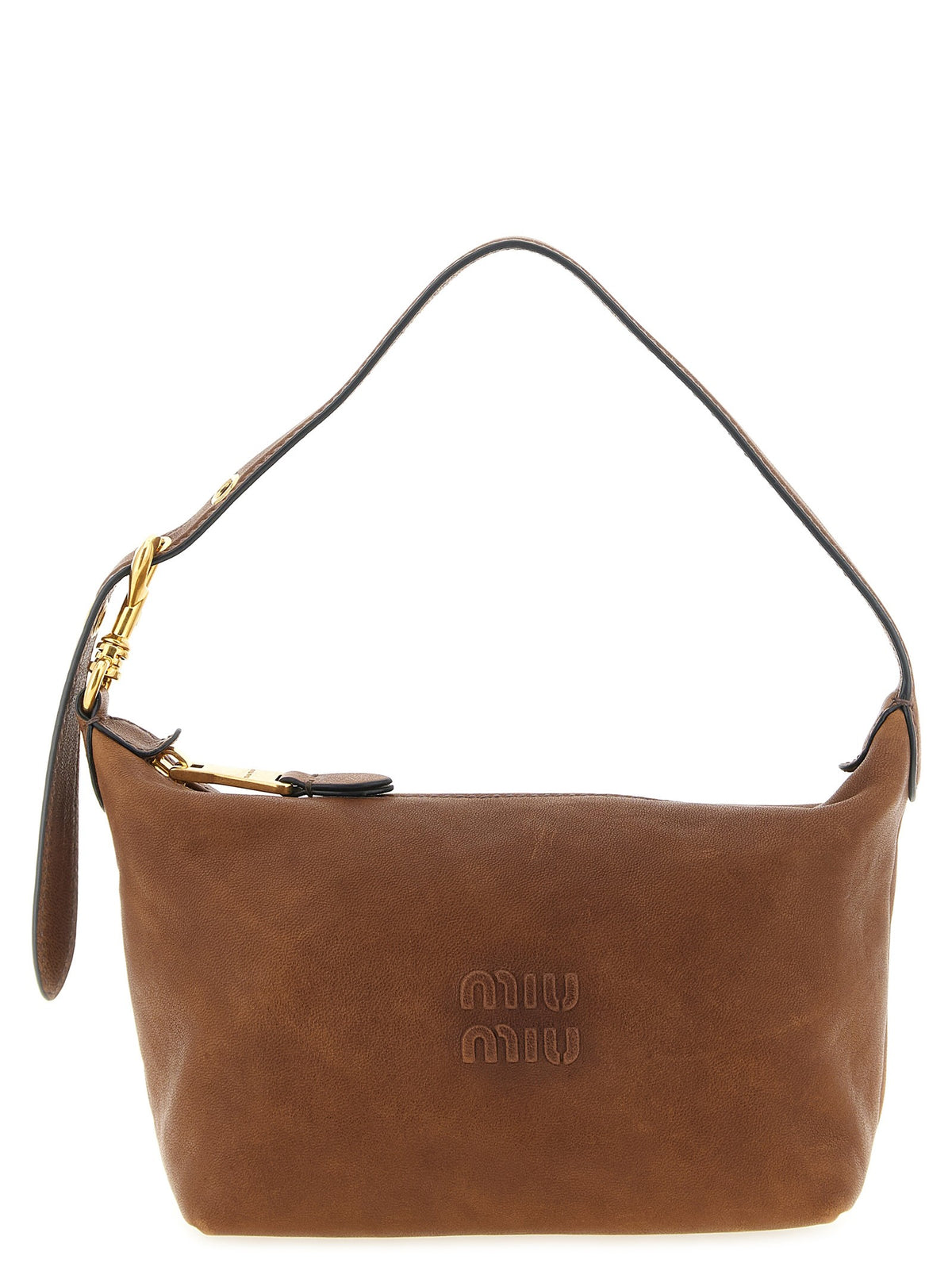Miu Miu Pouch Nappa Aviator Brown