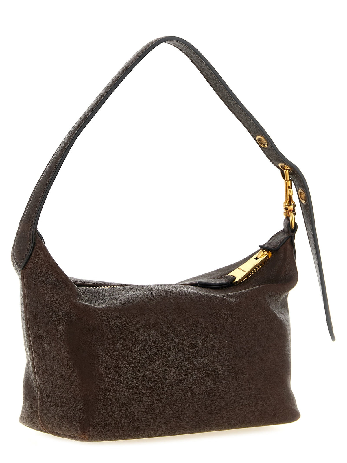 Miu Miu Pouch Nappa Aviator Brown