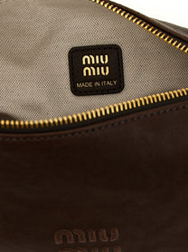 Miu Miu Pouch Nappa Aviator Brown