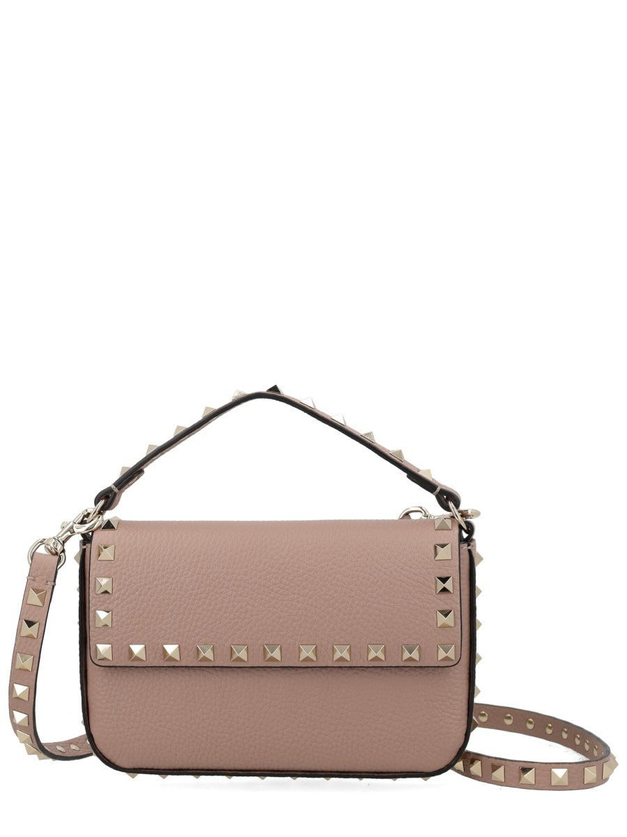 Valentino Women's Pouch Rockstud in Vitello Granato Blue
