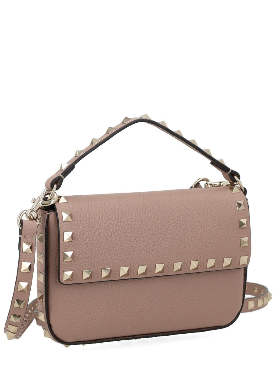 Valentino Women's Pouch Rockstud in Vitello Granato Blue