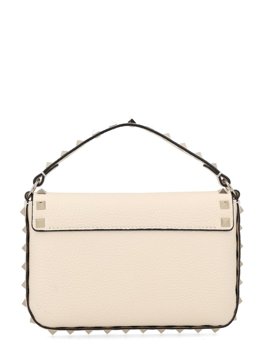 Valentino Women's Pouch Rockstud in Vitello Granato White