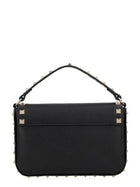 Valentino Women's Pouch Rockstud in Vitello Granato Black, view 2