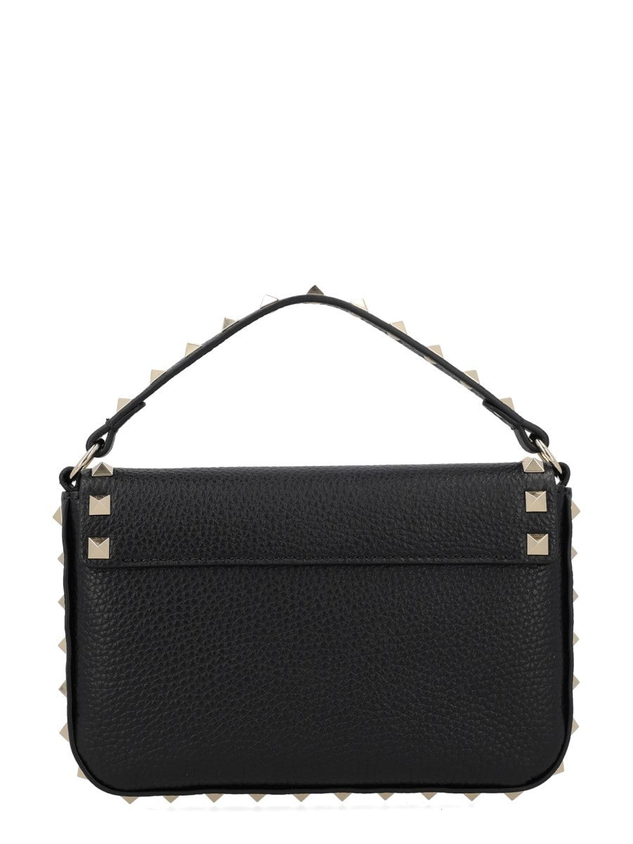 Valentino Women's Pouch Rockstud in Vitello Granato Black