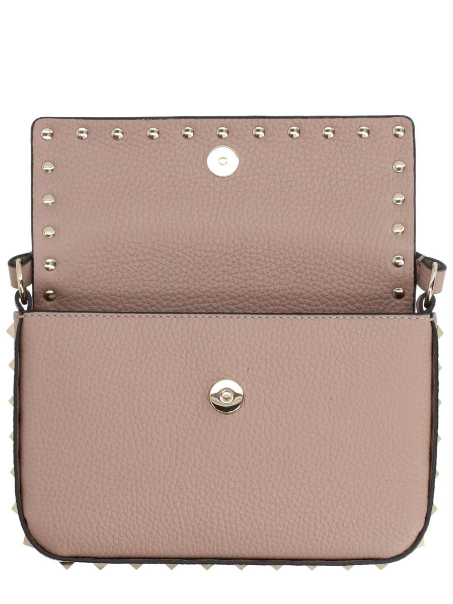 Valentino Women's Pouch Rockstud in Vitello Granato Blue