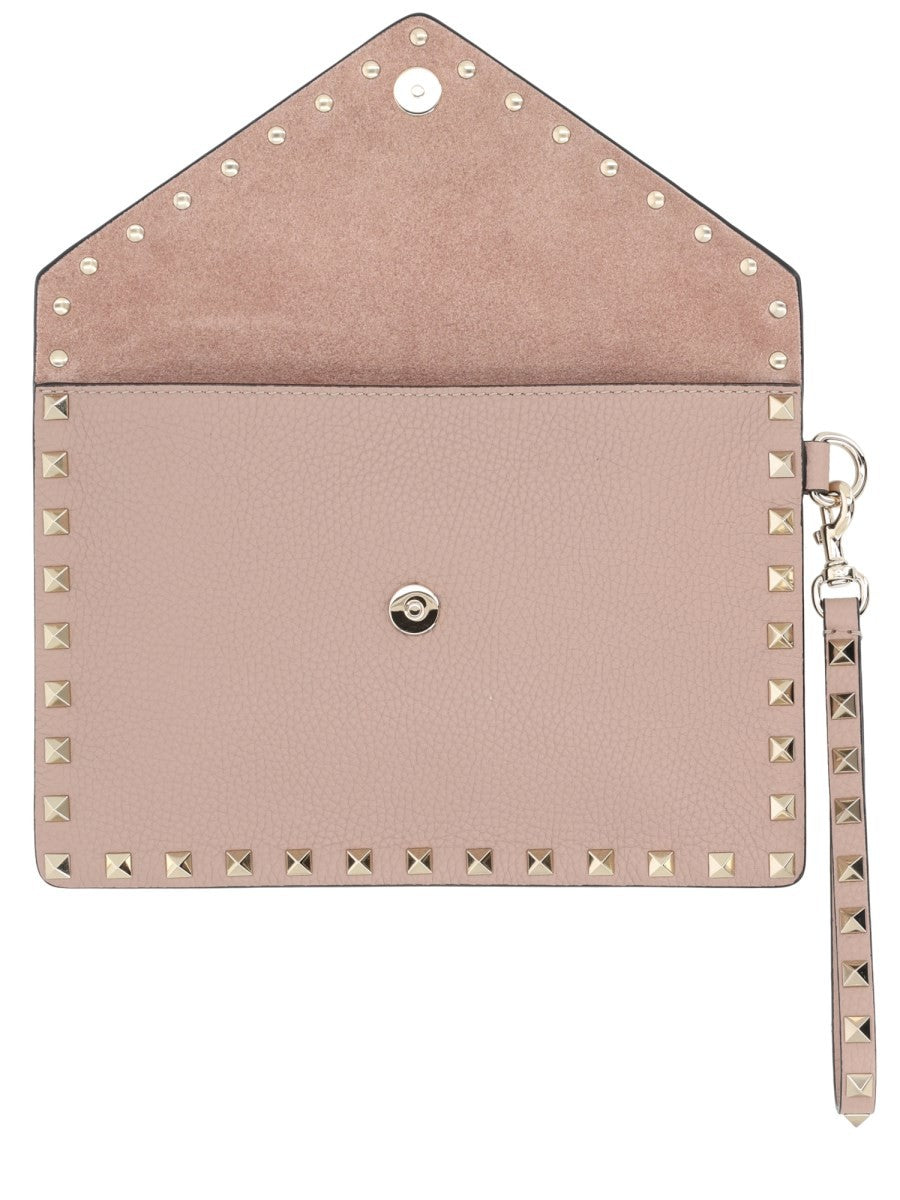Valentino Women's Pouch Rockstud Medium Blue