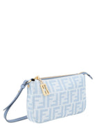Fendi Women's Pouch Tube with Chain Blue, view 3