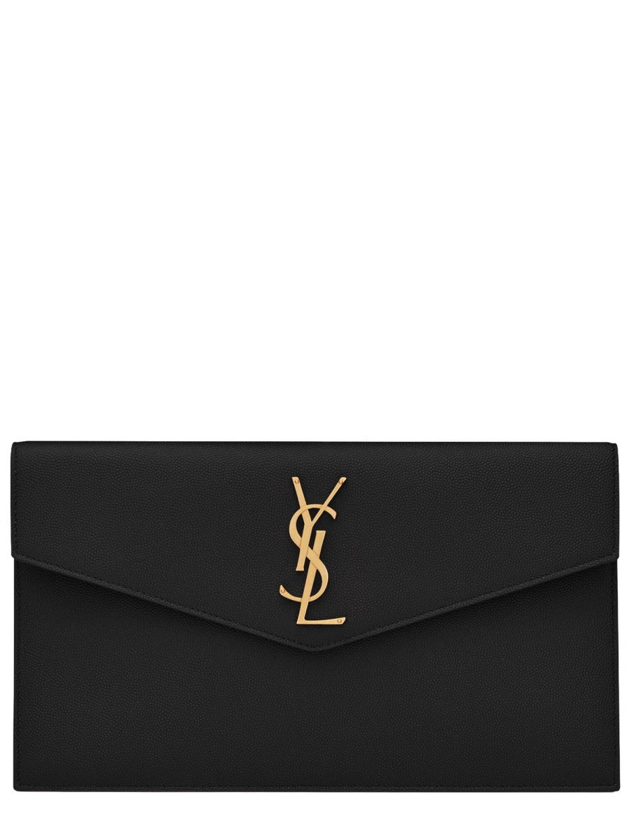 Saint Laurent Women's Pouch Uptown Medium Black