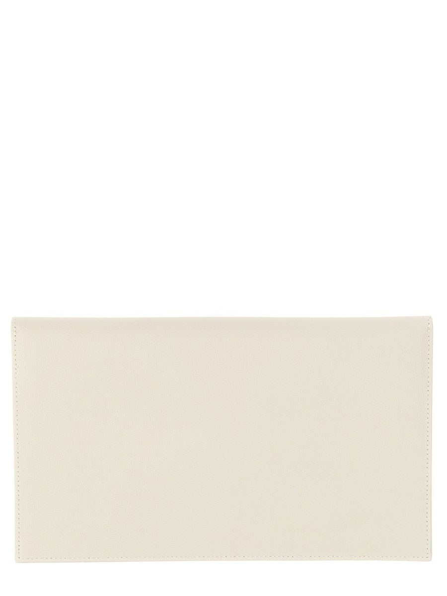 Saint Laurent Women's Pouch Uptown Medium Beige