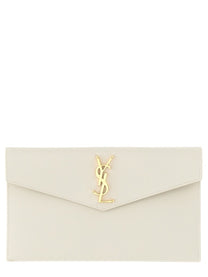 Saint Laurent Women's Pouch Uptown Medium Beige