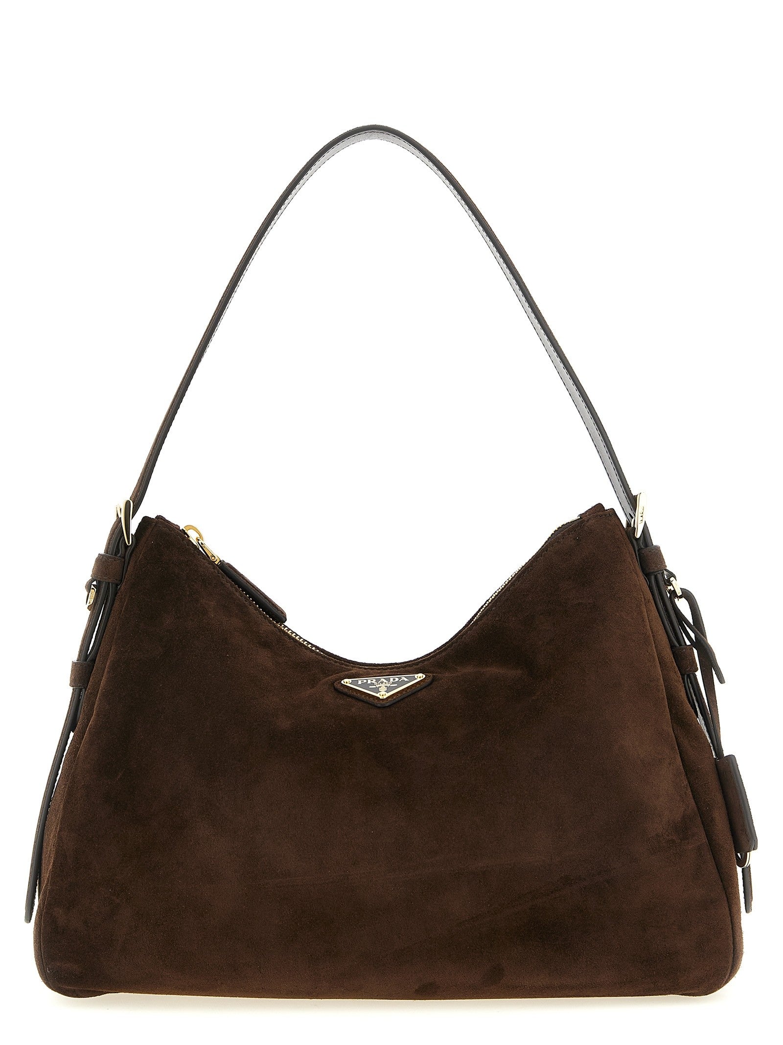 PRADA Prada Aimée Medium Shoulder Bag Brown