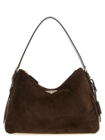 PRADA Prada Aimée Medium Shoulder Bag Brown