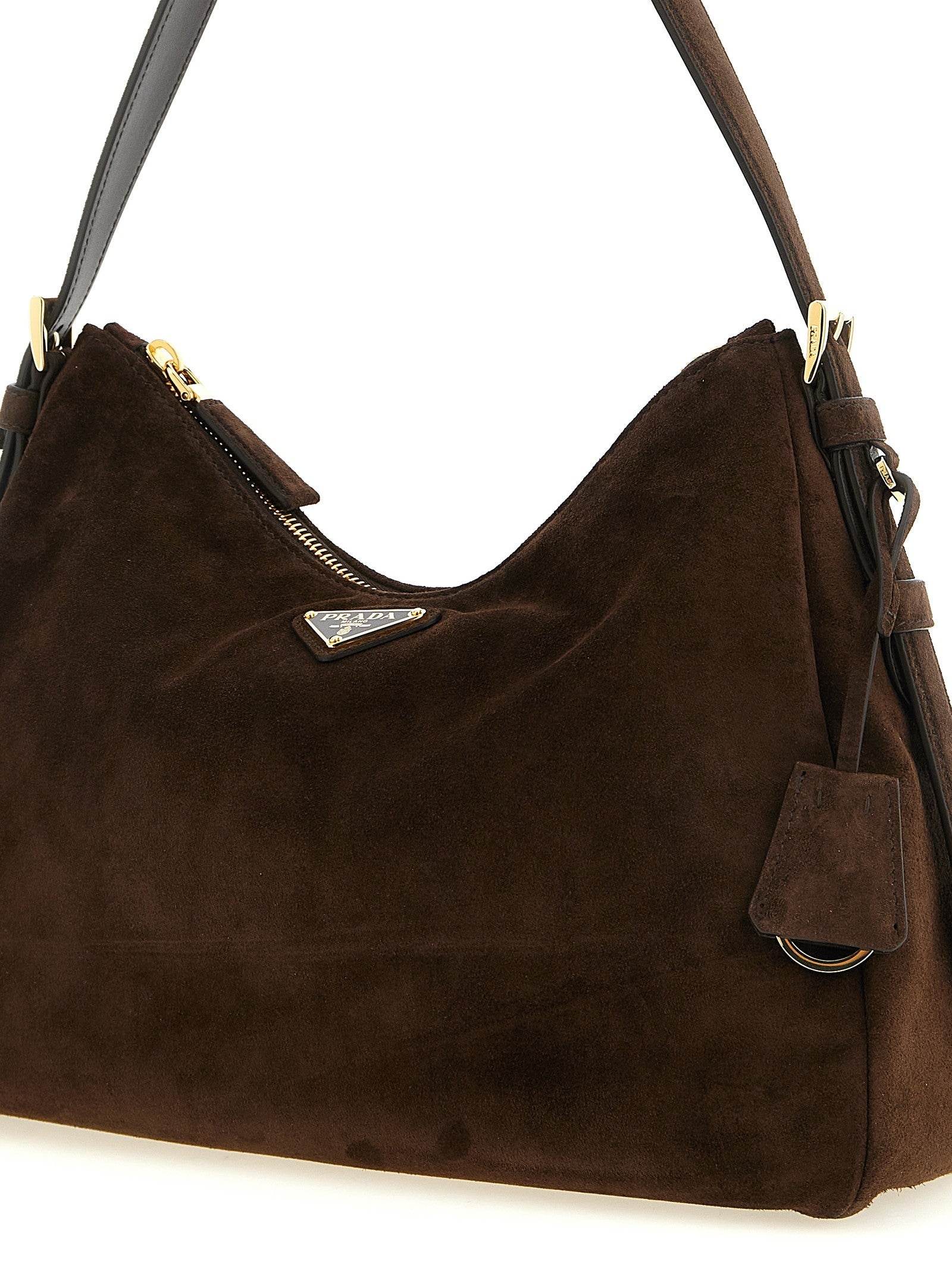 PRADA Prada Aimée Medium Shoulder Bag Brown