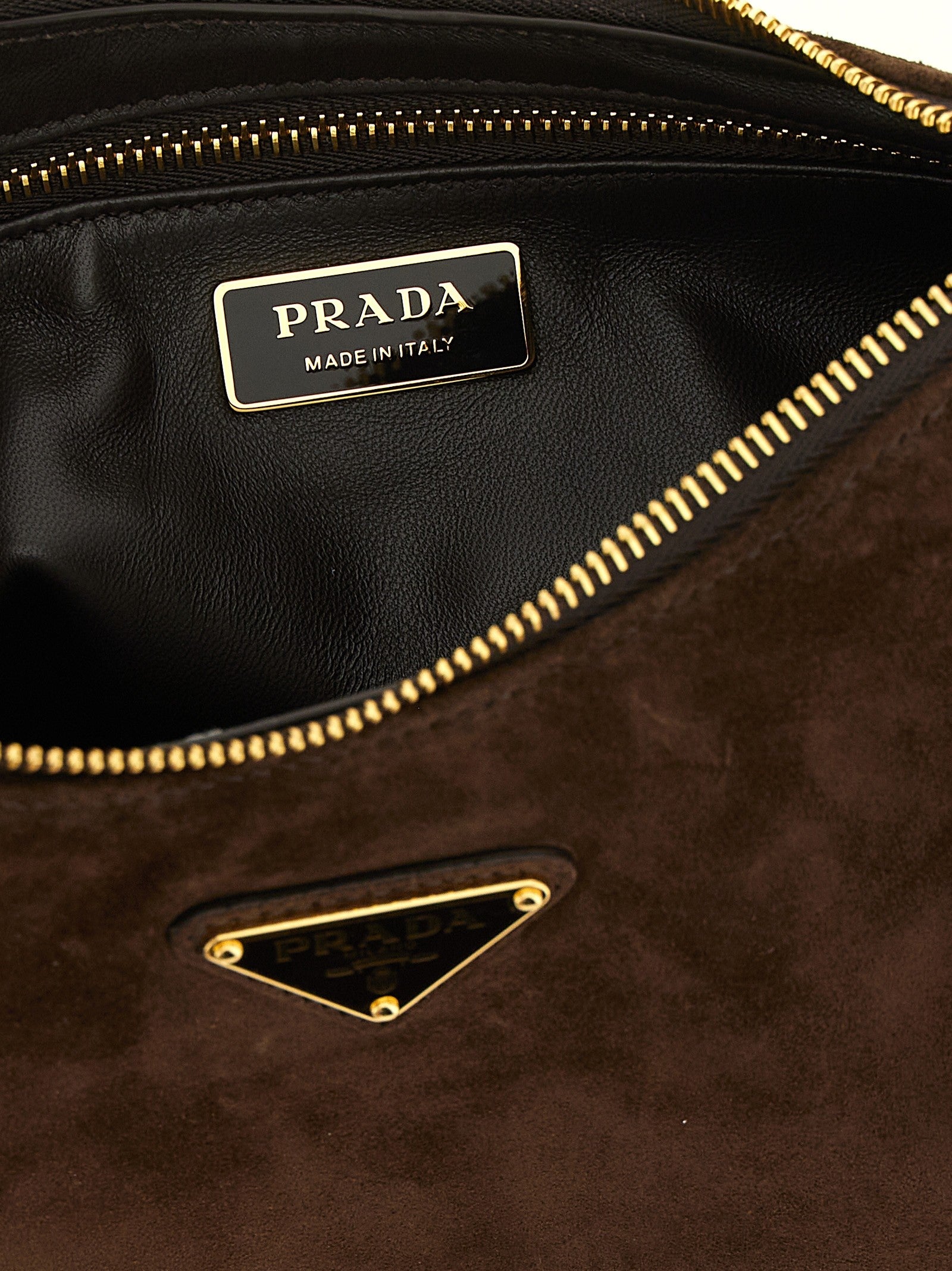PRADA Prada Aimée Medium Shoulder Bag Brown