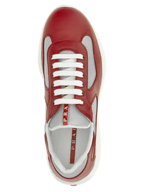 Prada Prada Americas Cup Sneakers Red