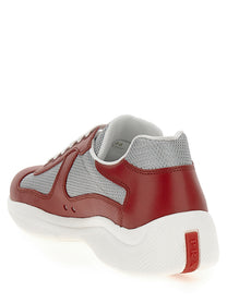Prada Prada Americas Cup Sneakers Red