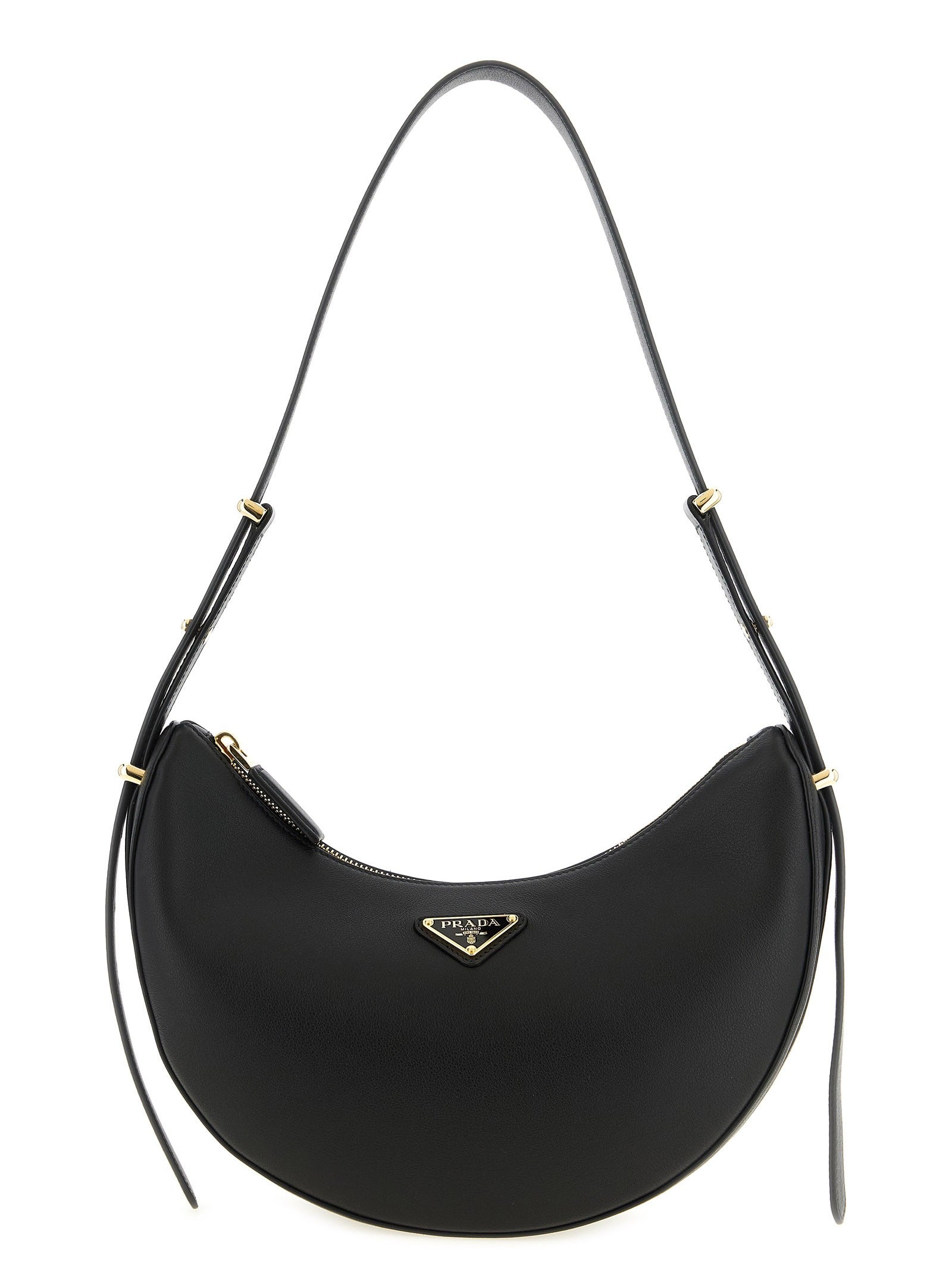 PRADA Prada Arqué Shoulder Bag Black
