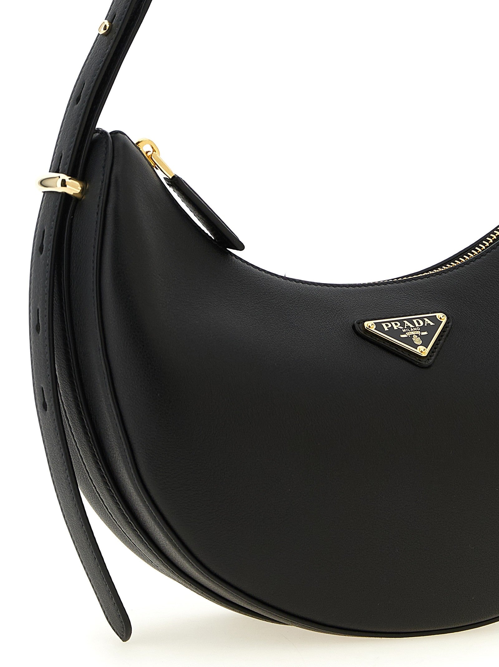 PRADA Prada Arqué Shoulder Bag Black