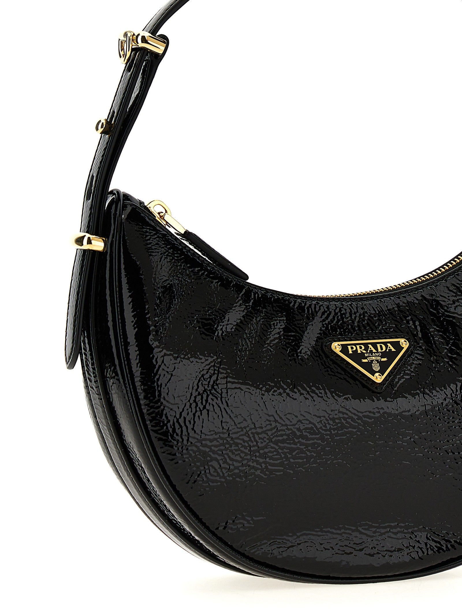 Prada Prada Arqué Shoulder Bag Black