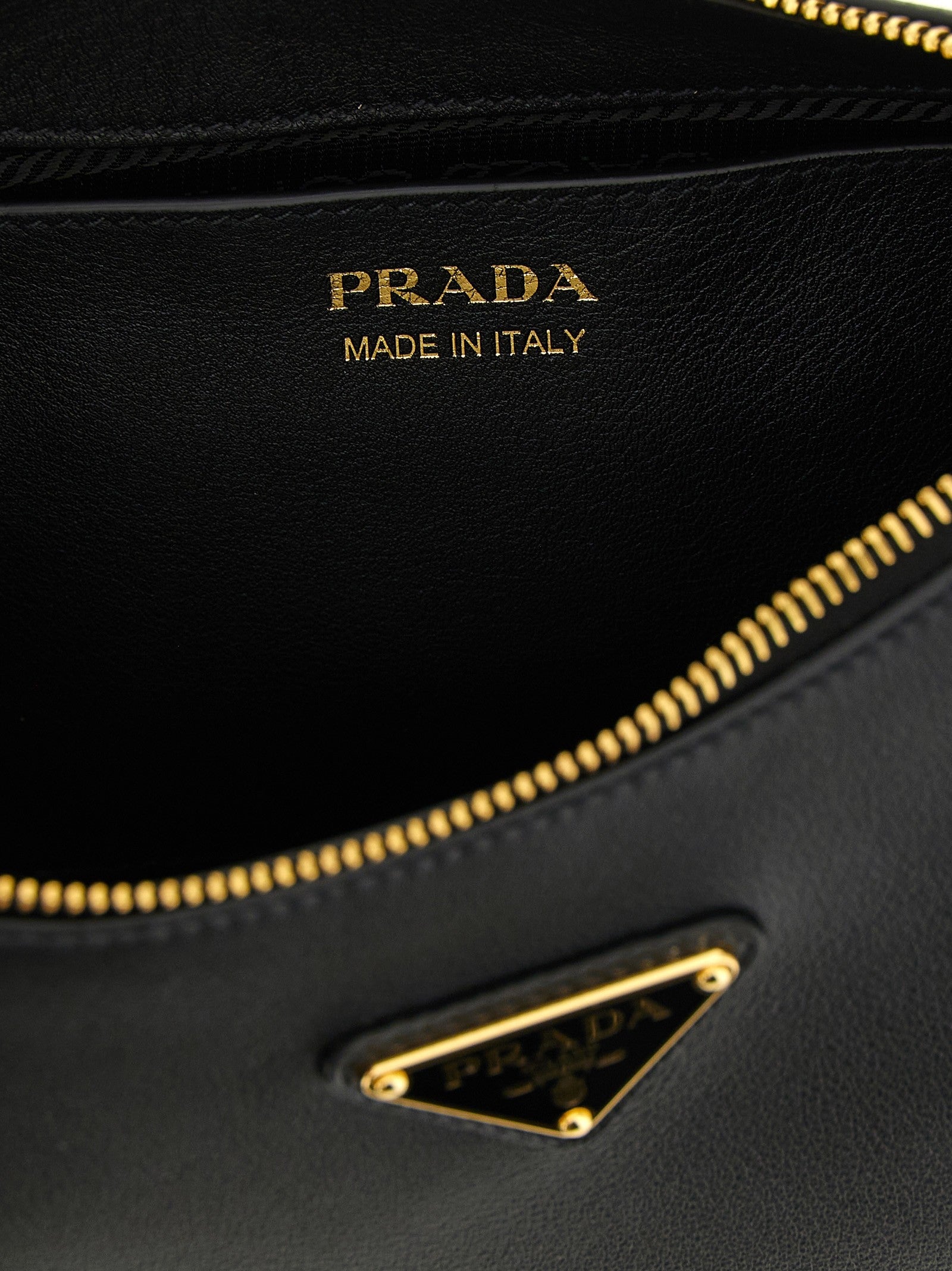 PRADA Prada Arqué Shoulder Bag Black