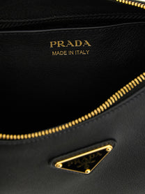 PRADA Prada Arqué Shoulder Bag Black