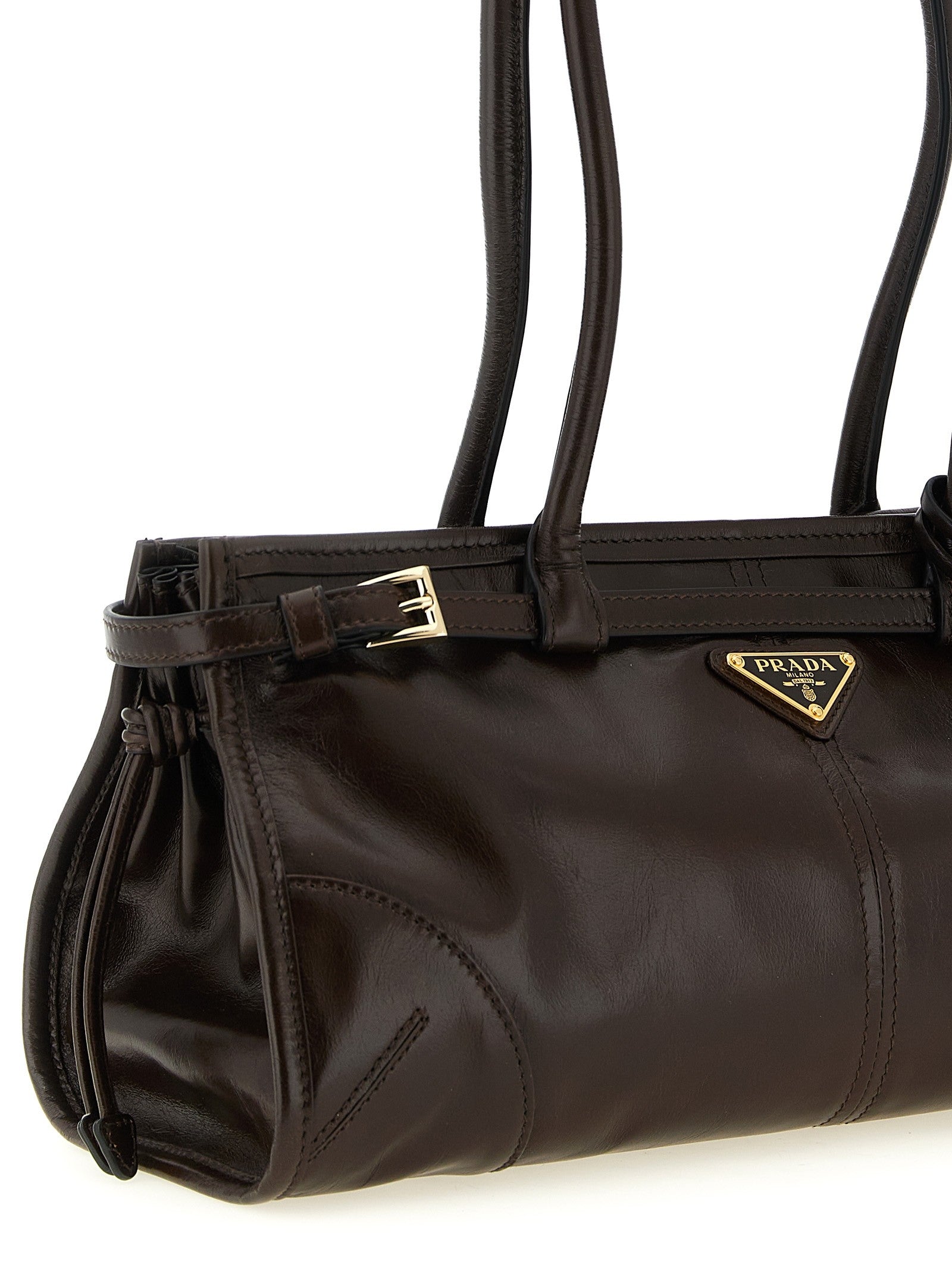PRADA Prada Bonnie Medium Handbag Brown