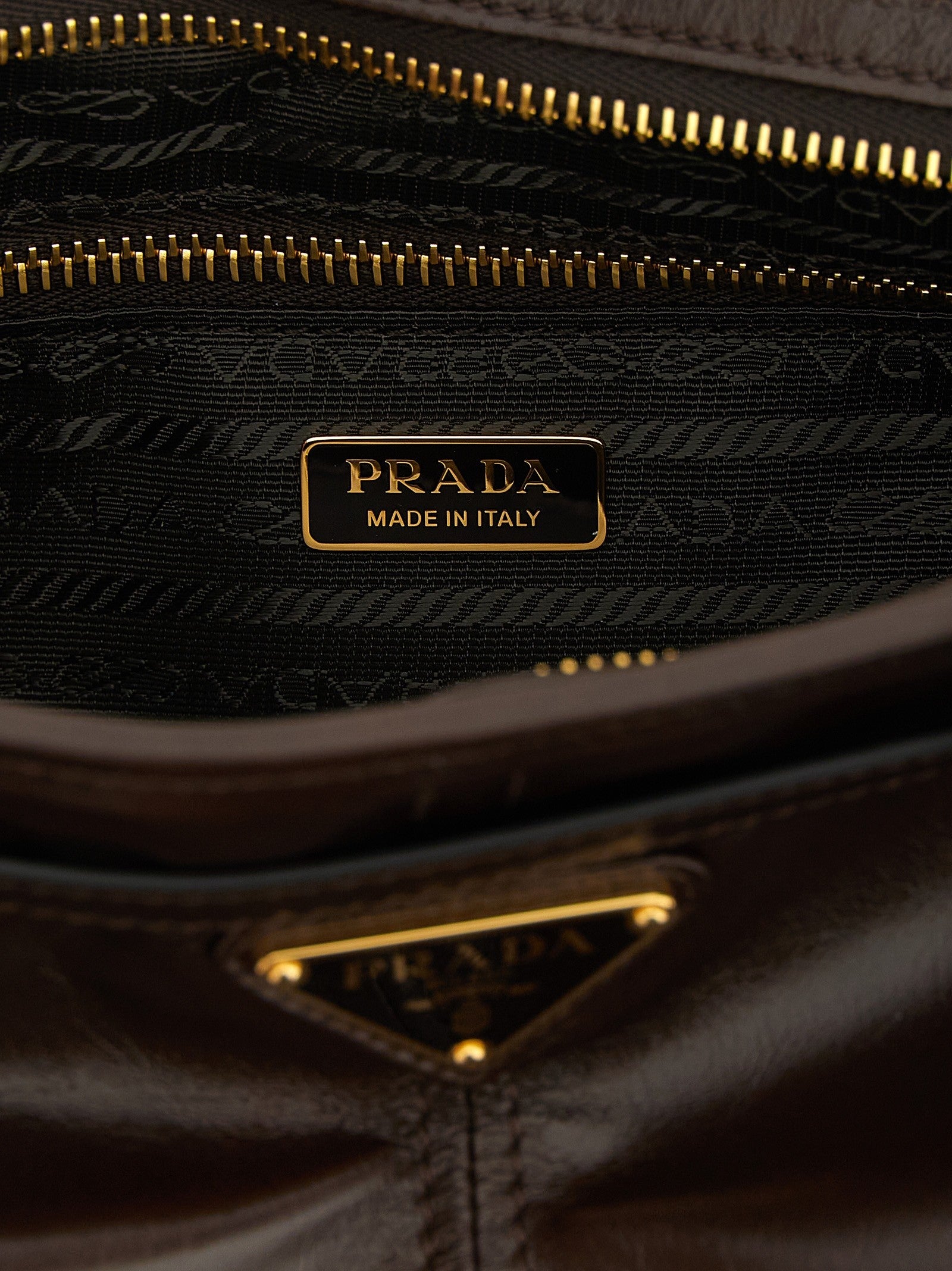 PRADA Prada Bonnie Medium Handbag Brown