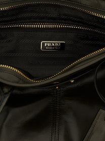 PRADA Prada Bonnie Medium Handbag Green, view 4