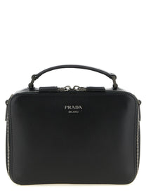 PRADA Prada Brique Crossbody Bag Black