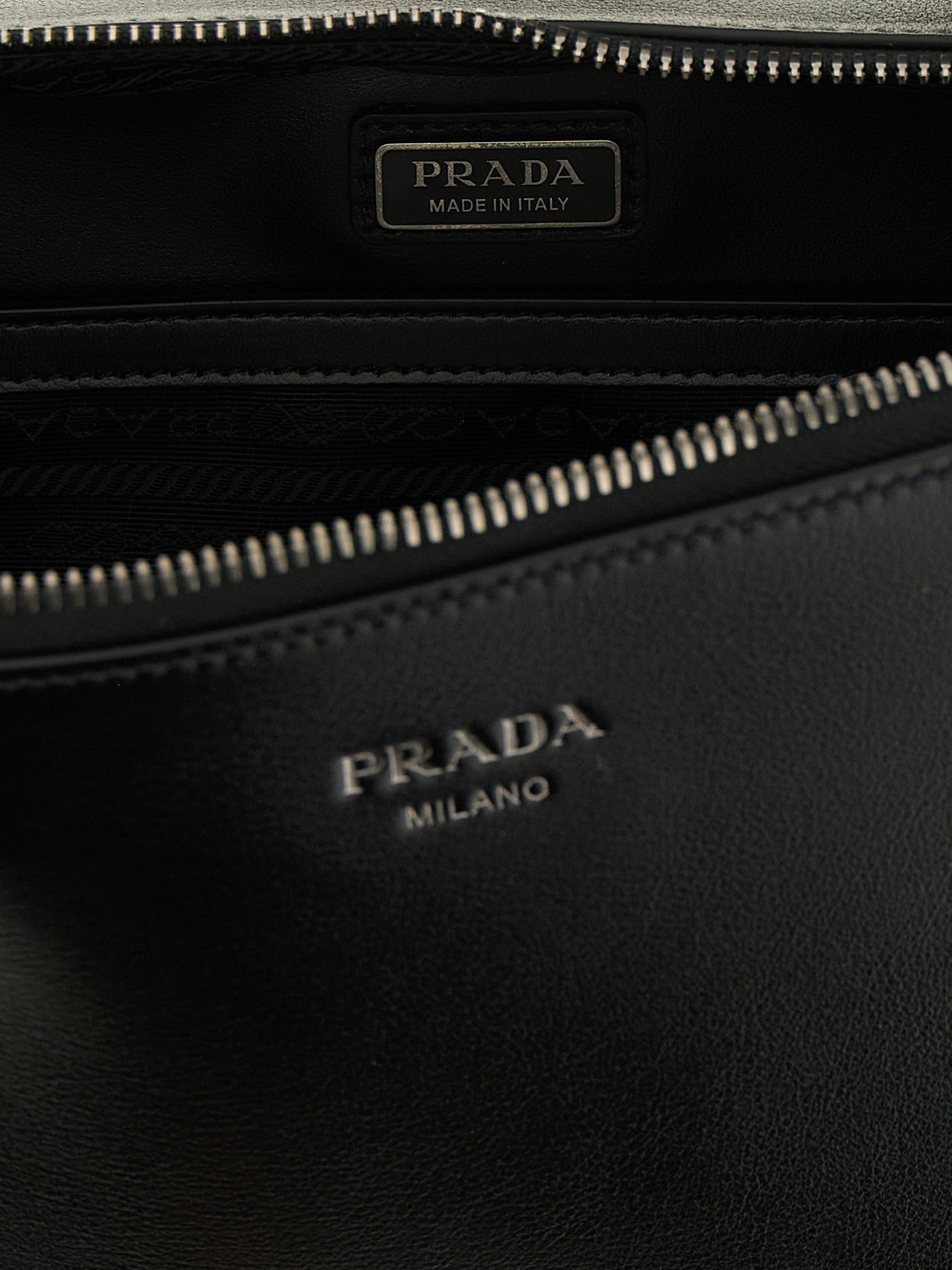 PRADA Prada Brique Crossbody Bag Black