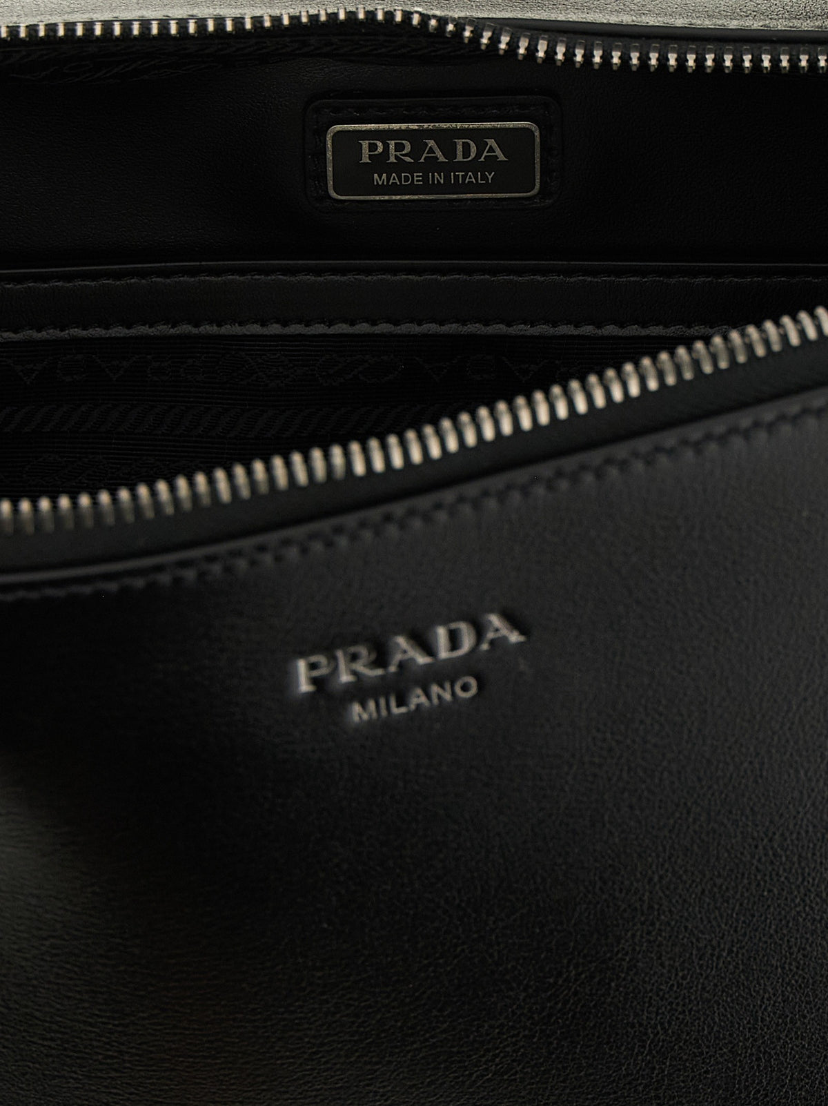 PRADA Prada Brique Crossbody Bag Black, view 4