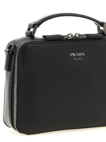 PRADA Prada Brique Crossbody Bag Black