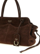 PRADA Prada Carry Large Shoulder Bag Brown, view 3