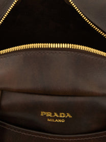 PRADA Prada Carry Mini Top Case Brown