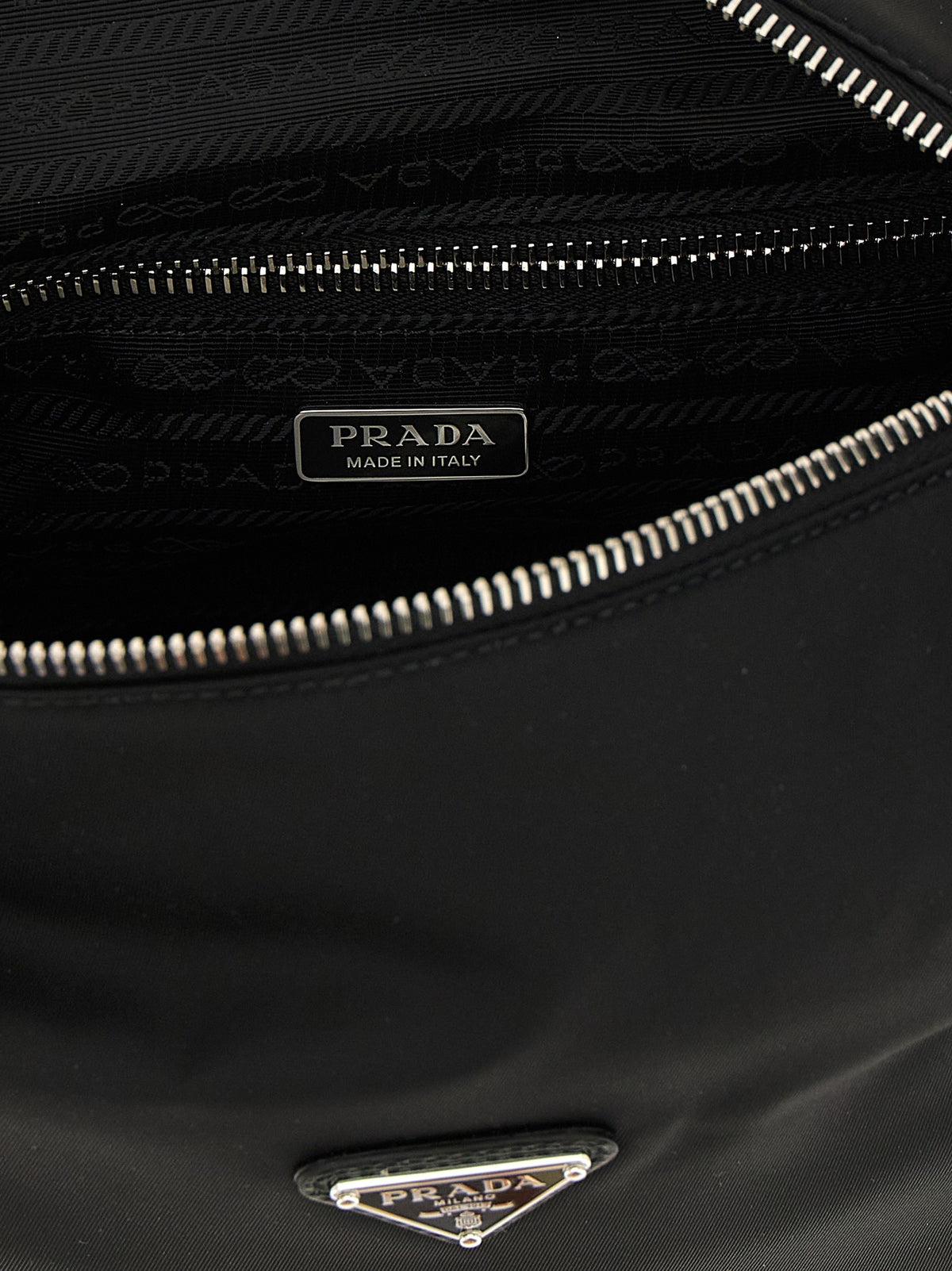 PRADA Prada Chérie Mini Handbag Black, view 4